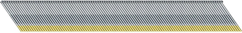 SimCos 15 Gauge 34-Degree DA Series Angled Finish Nails, Galvanized Assorted Size Project Pack for Pneumatic, Electric Angled Finish Nailer or Nail Gun (1-1/2"-900 pcs) - Image 1